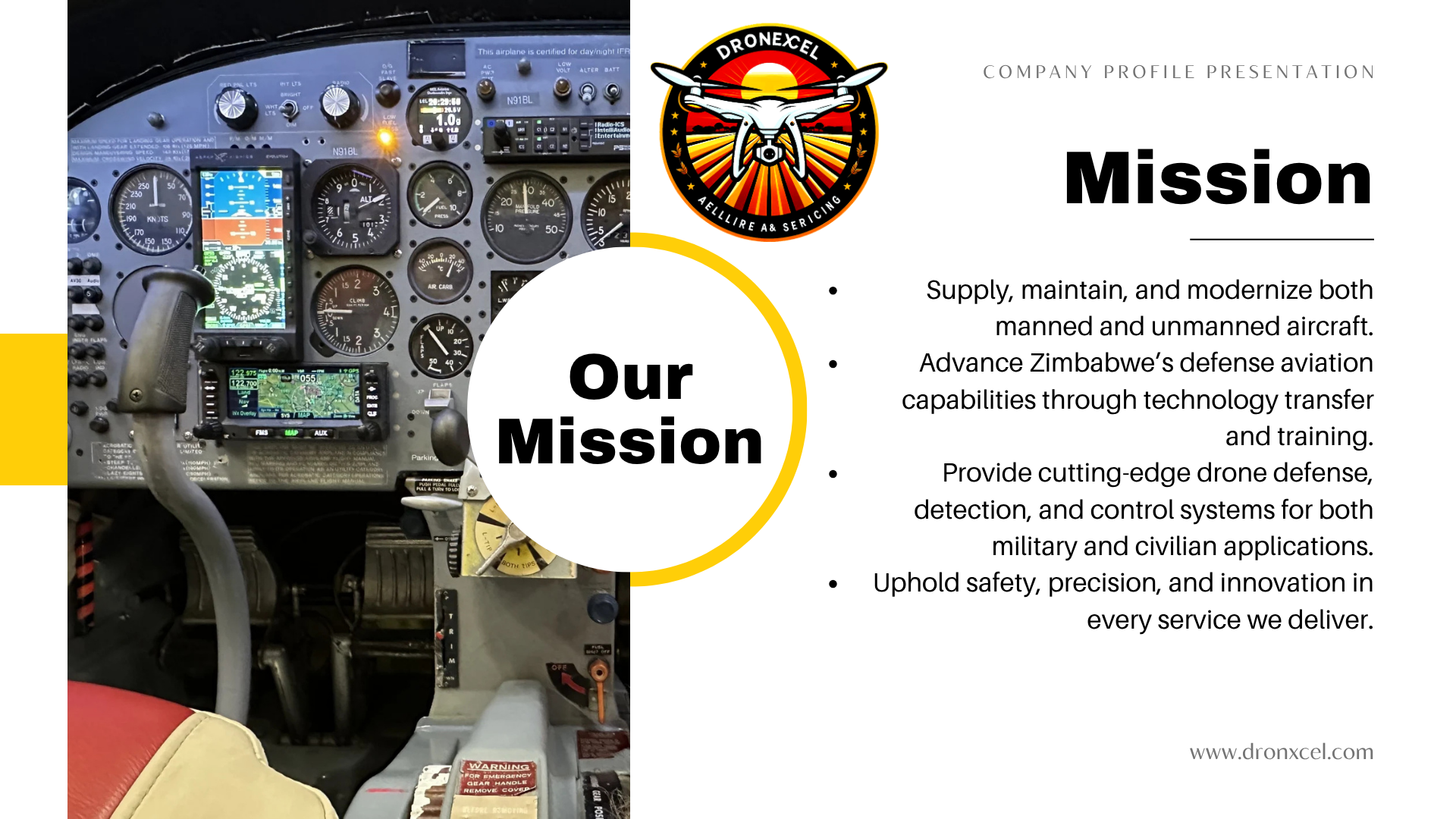 DronXcel company profile slide 10