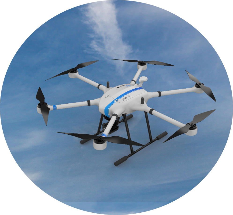 Payload 10kg  multi-rotor hexapod UAV delivery drone frame H601 - official image 4