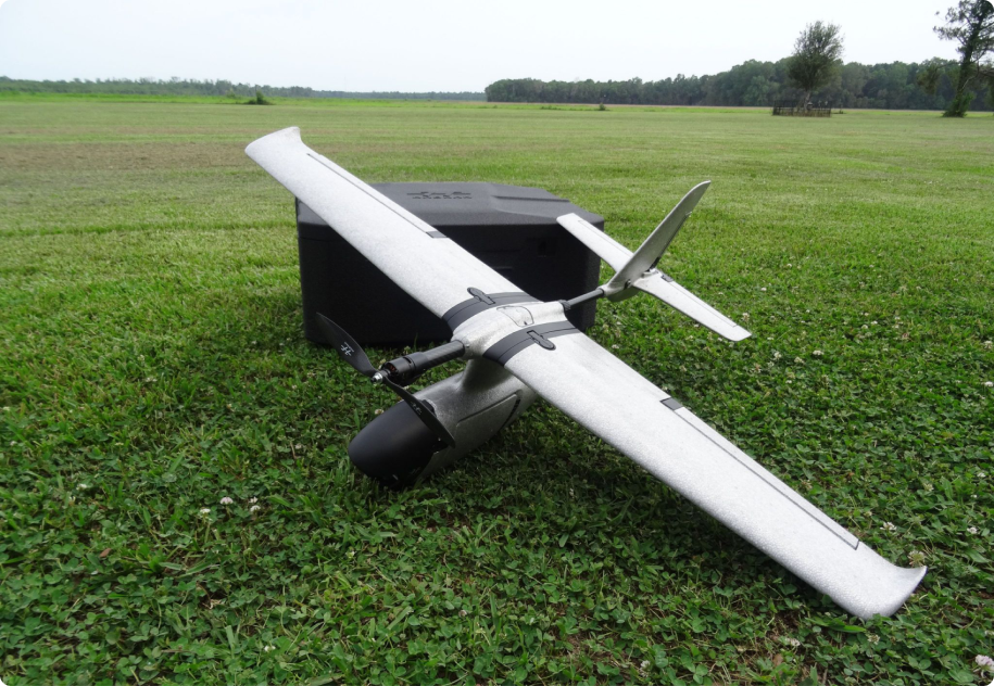 FF01  portable fixed-wing hand throw drone FPV drone - official image 1