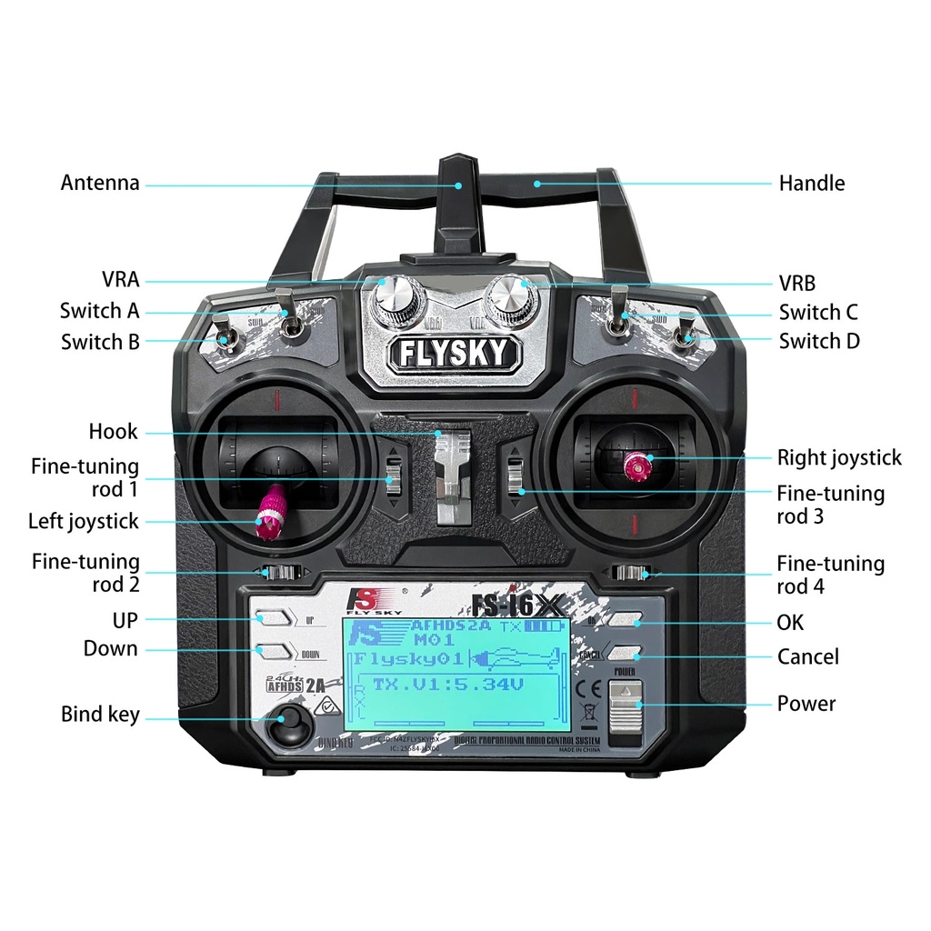 Control (FLYSKY FS-i6X with FS-iA10B Receiver) - supporting image 3