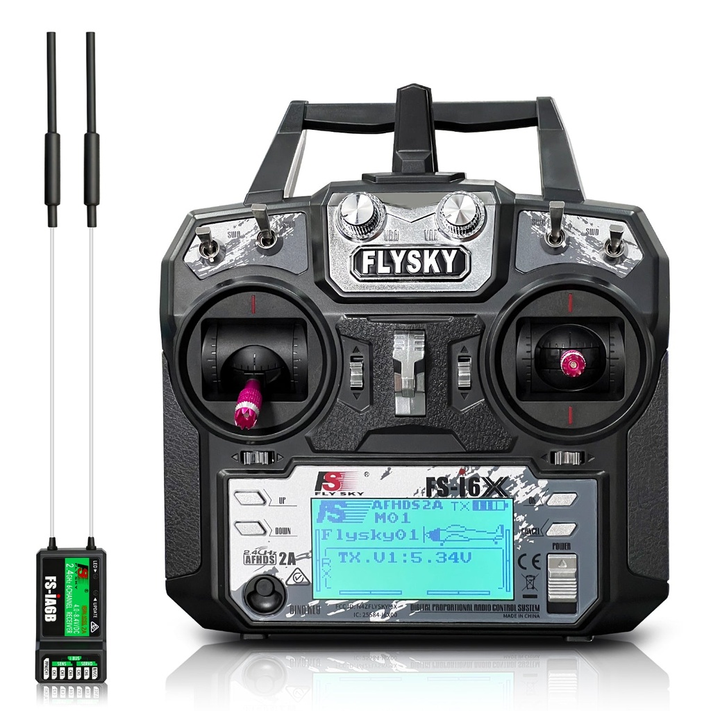 Control (FLYSKY FS-i6X with FS-iA10B Receiver)