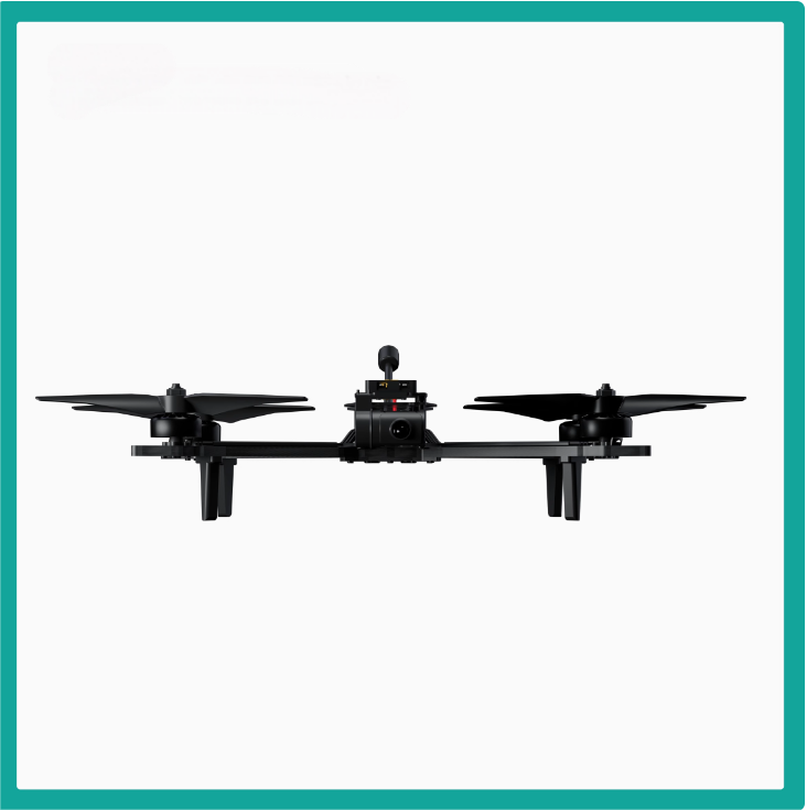 Tracking and locking autonomous attack AI FPV 10inch